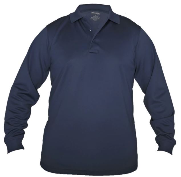 Elbeco UFX Performance Long Sleeve Tactical Polo For Men - Midnight Navy, Levinson's Uniforms